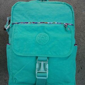 NWT Kipling Gorma Large Backpack, Breezy Turquoise